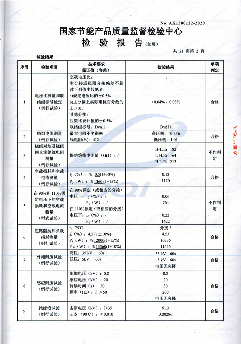 高低压试验报告-S11-1250沙河沙河沙河油浸式变压器-2.jpg
